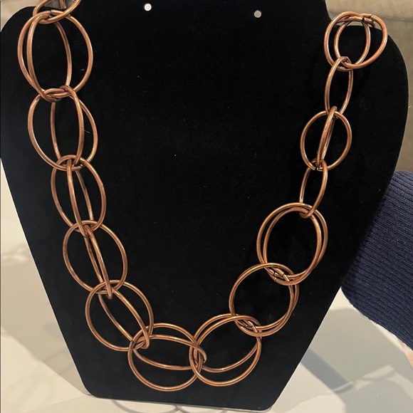 paparazzi Jewelry - Paparazzi Gold Copper Statement Necklace and earrings set Intricate Design